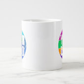 プロモーションビジネスロゴ企業のの景品 ジャンボコーヒーマグカップ (正面)