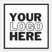 プロモーションビジネスロゴ会社ブランドシール スクエアシール (正面)