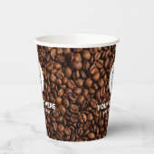 プロモーションビジネスロゴ文字マーケティングコーヒー 紙コップ (左)