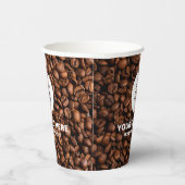 プロモーションビジネスロゴ文字マーケティングコーヒー 紙コップ (右)