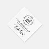 プロモーションビジネスロゴ スタンダードカクテルナプキン (角)