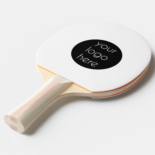 プロモーションビジネス会社ロゴテーブルテニス 卓球ラケット (正面アングル)