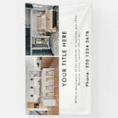 プロモーションビジネス2フォトバナーと文字 横断幕 (縦)