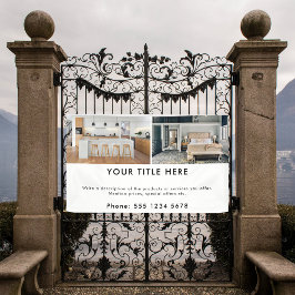 プロモーションビジネス2フォトバナーと文字 横断幕