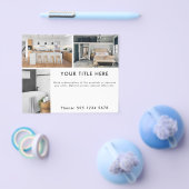 プロモーションビジネス3フォトバナーと文字 チラシ (シングル)