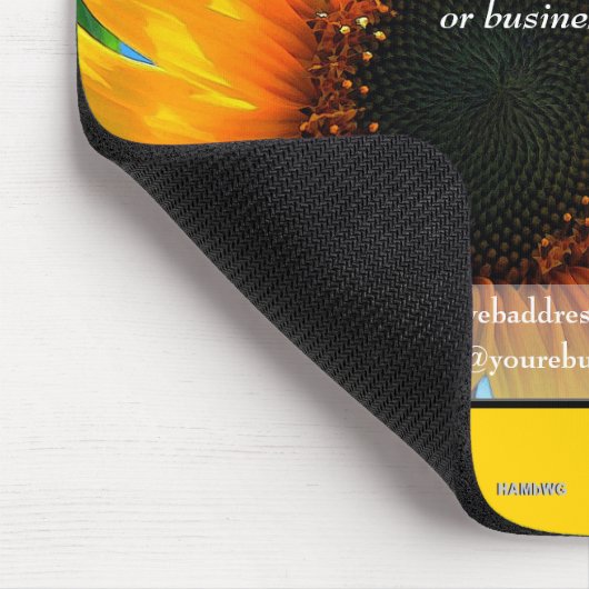 プロモーションマウスパッドグレイとヒマワリ – HAMbyWG マウスパッド (コーナー)