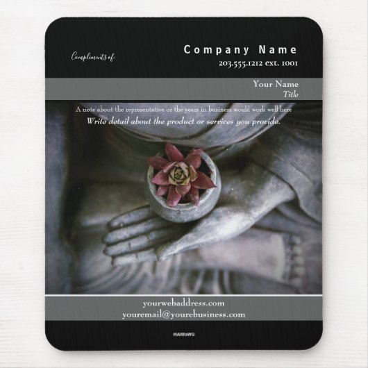 プロモーションマウスパッドリリーポッドテーマ- HAMbyWG マウスパッド (正面)