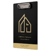 プロモーションモダン品実在の不動産カスタムロゴ クリップボード (左)