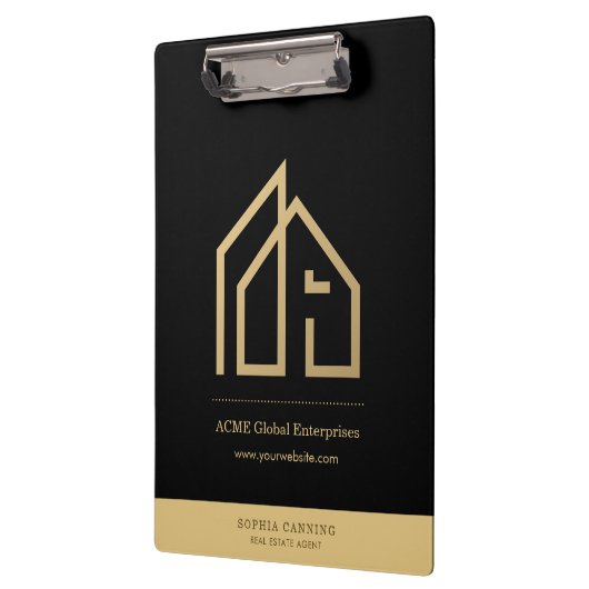 プロモーションモダン品実在の不動産カスタムロゴ クリップボード (左)