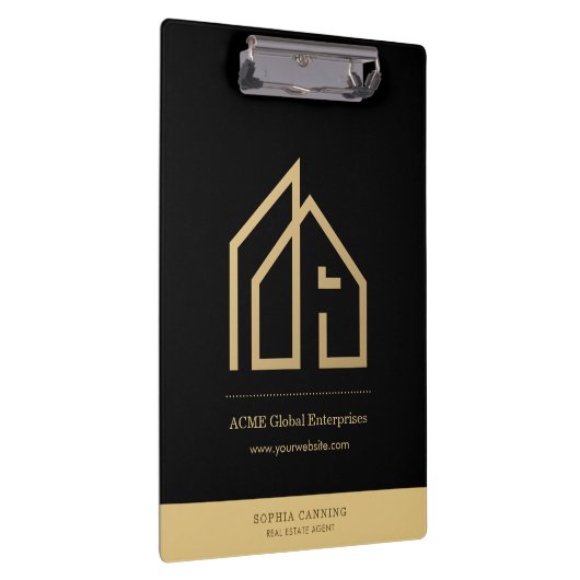 プロモーションモダン品実在の不動産カスタムロゴ クリップボード (右)
