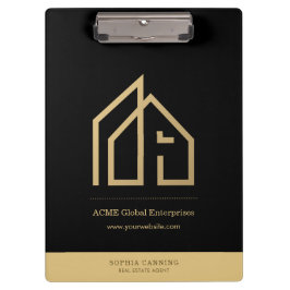 プロモーションモダン品実在の不動産カスタムロゴ クリップボード