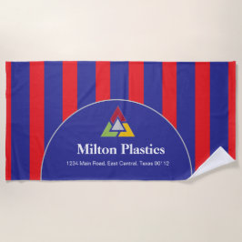 プロモーションロゴビーチタオル ビーチタオル