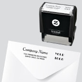 プロモーションロゴl会社名差出人住所 セルフインキングスタンプ