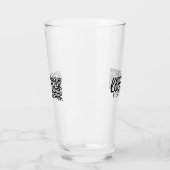 プロモーション会社のビジネスロゴとQRコード タンブラーグラス (左)