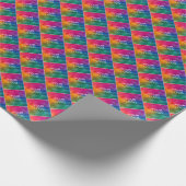 プロモーション会社のビジネスロゴをここにアップロード ラッピングペーパー (角)