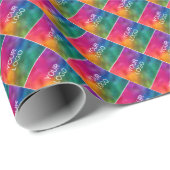 プロモーション会社のビジネスロゴをここにアップロード ラッピングペーパー (ロールコーナー)