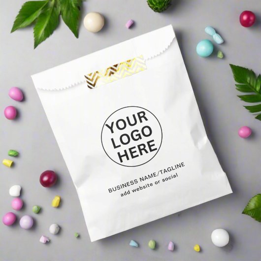 プロモーション会社のロゴと文字ホワイトブランド フェイバーバッグ