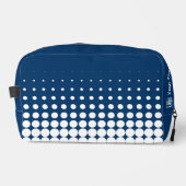 プロモーション会社のロゴハーフトーンブルーホワイト ドップキット (正面)