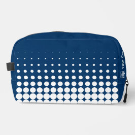 プロモーション会社のロゴハーフトーンブルーホワイト ドップキット