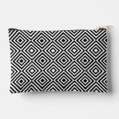 プロモーション会社のロゴ名ブラック&ホワイト アクセサリーポーチ (裏面)