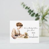 プロモーション会社事業葉書 ポストカード (スタンド正面)