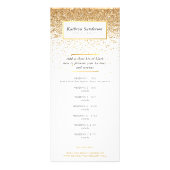 プロモーション価格サービス一覧シックなフェイク金ゴールドグリッター ラックカード (正面)