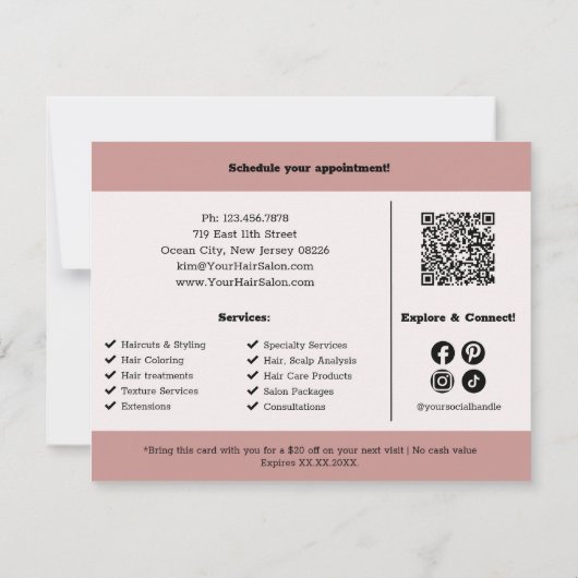 プロモーション写真クリスマスシーズンギフト券カード (裏面)