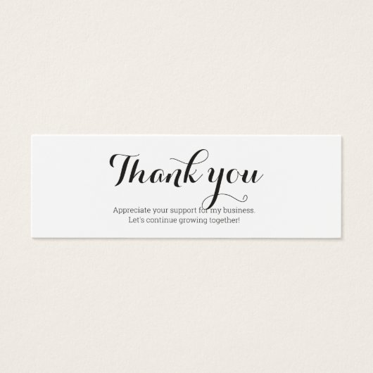 プロモーション用品は白黒ありがとう (正面)