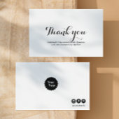 プロモーション用品は白黒ありがとう 名刺