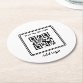 プロモーション製品、マーケティング、広告のカスタム ラウンドペーパーコースター (アングル)