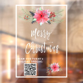 *～*プロモーション・ポインセティアAP20クリスマス ウィンドウサイン (シート2)