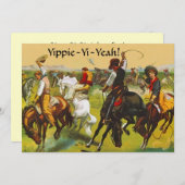 プロモーション@ワークパーティーイッピーイイイー招待状 招待状 (正面/裏面)