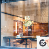 *～*プロモーションAP20クリスマス応援QR ウィンドウサイン (カフェ窓)