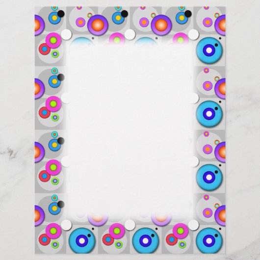 プロモーションFLYER -ポップ・アートのアートサークルデザイン チラシ (正面)