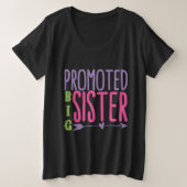 プロモートビッグシスター – Big Sister Reveal プラスサイズTシャツ (デザイン正面)