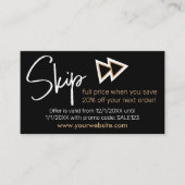 プロモ名刺 エンクロージャーカード (正面)