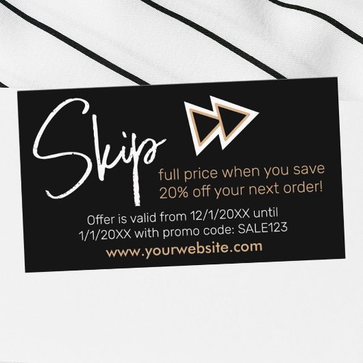 プロモ名刺 エンクロージャーカード