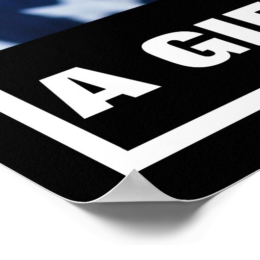 プロライフかわいい笑顔ダウン症候群ベビー生活 ポスター (角)