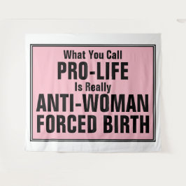 プロライフはアンチ強制誕生 タペストリー