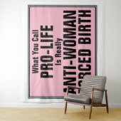 プロライフはアンチ強制誕生 タペストリー (インサイチュ)