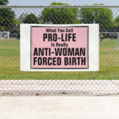 プロライフはアンチ強制誕生 横断幕 (インサイチュ)