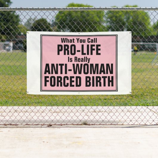 プロライフはアンチ強制誕生 横断幕 (インサイチュ)