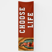 プロライフグアダルーペヴァージンメアリ宗教 横断幕 (縦)