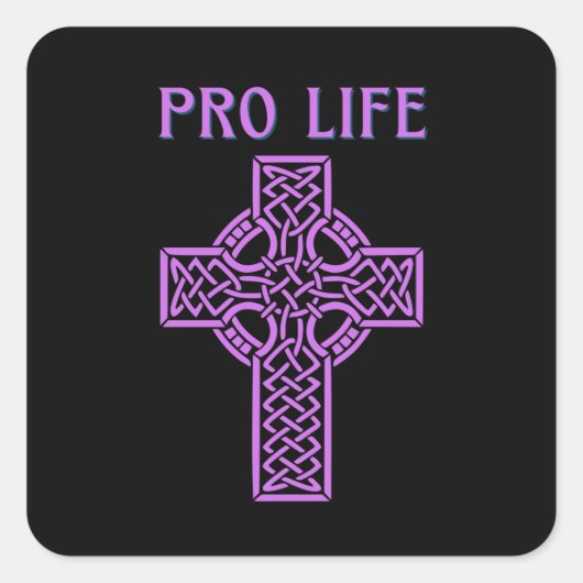 プロライフローマカトリック スクエアシール (正面)
