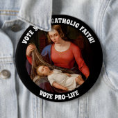 プロライフ投票カトリックヴァージンメリーイエス 缶バッジ (インサイチュ)