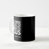 プロライフ胎児レジョイスJesusニュース引用文 コーヒーマグカップ (正面左)