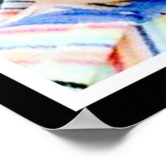 プロライフ青い目の赤ちゃん女の子乳児ライフ ポスター (角)