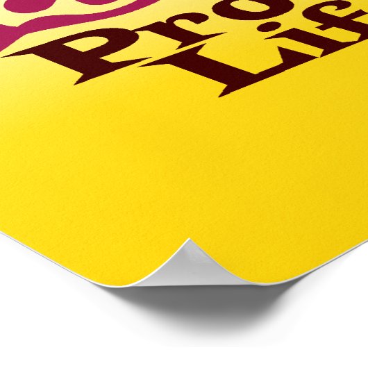 プロライフ ポスター (角)