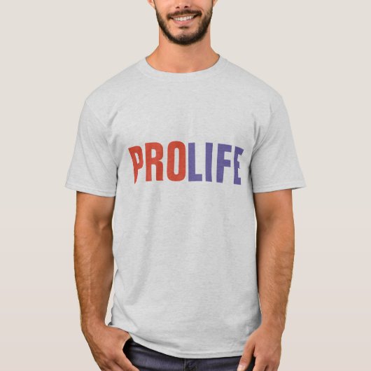 プロライフ 反堕胎Tシャツ Tシャツ (正面)