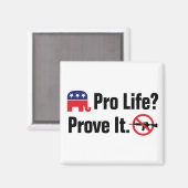 プロライフ?証明 – Ban Assault Weapons Car マグネット (正面/裏面)